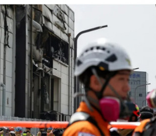Щонайменше 16 загиблих. У Південній Кореї сталася сильна пожежа на заводі акумуляторів