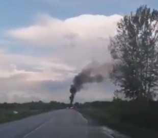 У Білгородській області РФ згорів «Тигр» із військовими