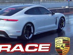 Porsche Taycan установил новый рекорд в гонке против Tesla Model S