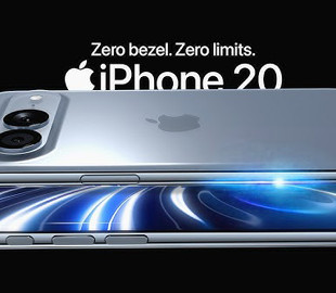 iPhone 20 з чотиристороннім вигнутим дисплеєм показали на нових рендерах
