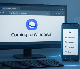Samsung представила свій браузер для Windows, який може стати конкурентом Chrome