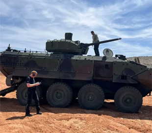 Норвезькі розробники представили новітній бойовий всюдихід-амфібію з гарматою MK44