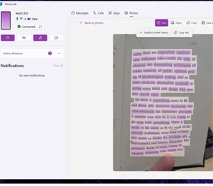 Windows незабаром дозволить “витягувати” текст із фотографій на Android