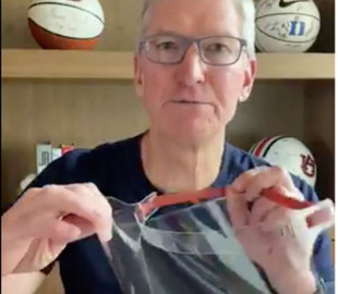 Apple поделилась подробностями об изготовлении лицевого щитка для защиты от коронавируса