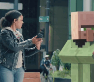 Microsoft показала мобильный Minecraft в дополненной реальности