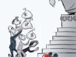 Карикатуристка Washington Post звільнилася через зображення власника газети Безоса на колінах перед Трампом