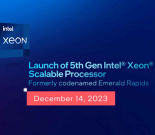 Розкрито подробиці про процесори Intel Xeon Emerald Rapids