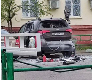 Под Москвой в машине взорвался противотанковый гранатомет — фото
