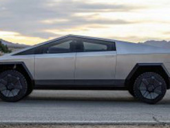 Прототип электрического пикапа Tesla Cybertruck замечен в Нью-Йорке