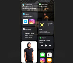 Представлен концепт смартфона iPhone 14 с вращающимся экраном