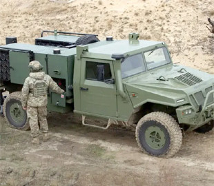 Як працює мобільний міномет Alakran на базі іспанського бронеавтомобіля Uro Vamtac