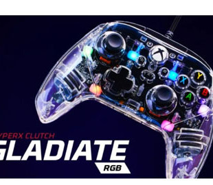 HyperX представила прозорий геймпад Clutch Gladiate із RGB-підсвічуванням