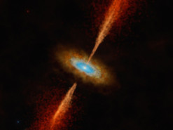 Астрономи розглянули диск навколо масивної зірки в іншій галактиці