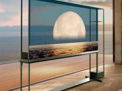 LG представила перший у світі 77-дюймовий прозорий бездротовий телевізор