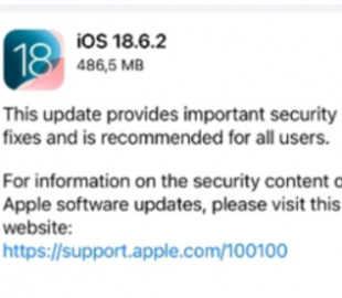 Apple випустила оновлення iOS 18.6.2 з важливими виправленнями безпеки