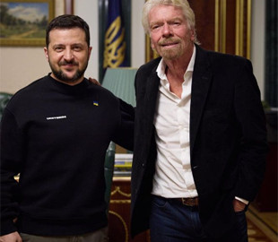 Річард Бренсон приїхав до Києва: мільярдер зустрівся з Володимиром Зеленським