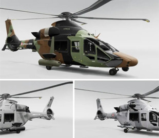 Розробники Airbus представили новітній бойовий гелікоптер H160M Guepard