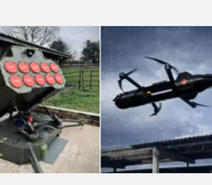 Британська пускова установка HAL10 здатна миттєво запустити до 10 дронів