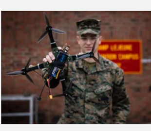 Американські розробники представили бойовий дрон Hanx, надрукований на 3D-принтері