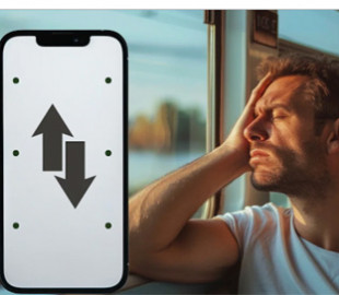 iPhone та Android можуть зменшити нудоту в дорозі: допомагають рухомі точки