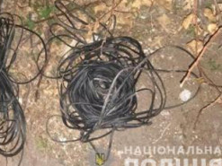 На Херсонщині піймали крадія телефонного кабеля