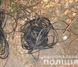 На Херсонщині піймали крадія телефонного кабеля