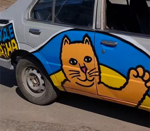  В Одесі створили котячий Бандеромобіль