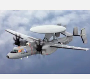 Американські розробники представили новітній радіолокаційний літак E-2D Advanced Hawkeye