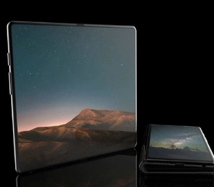 Концепт складного смартфона Samsung с гибким дисплеем