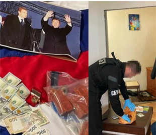 Зброя, тротилові шашки і фото з Януковичем: СБУ показала фото з квартири брата Царьова