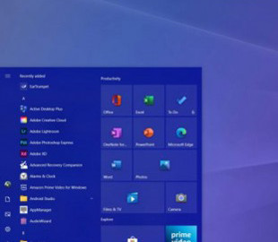 Обновлённое меню «Пуск» стало доступно пользователям Windows 10