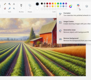 Microsoft Paint також отримує кнопку Copilot