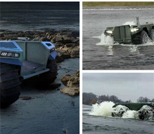 Парк наземних роботів Сил оборони поповнив унікальний НРК-амфібія