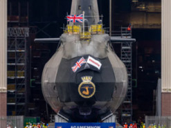 "Золотий" підводний човен: у Британії спустили на воду атомну субмарину Agamemnon