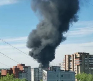 В России произошел мощный пожар на подстанции. Фото