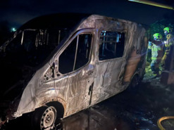 На Одещині затримали чоловіка, який підпалив військовий мікроавтобус за вказівкою з месенджера
