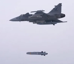 Швеція вперше випробувала запуск ракети Taurus з винищувача Gripen C