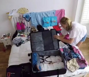 Блогер ловко упаковала в один чемодан 200 вещей для недельного отдыха семьи из четырех человек