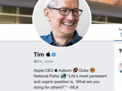 Гендиректор Apple сменил имя в Twitter после оговорки Трампа