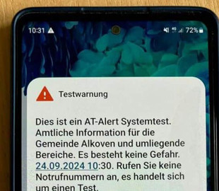 В Австрії у суботу вперше перевірять систему оповіщення через смартфони