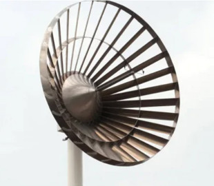 Тиха вітряна турбіна для будинку перевершує сонячні панелі: до 32 000 кВт*год енергії на рік