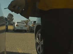 Бортовая камера электрокара Tesla записала, как царапают её кузов