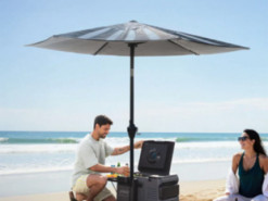 Запустить навіть холодильник: створено парасольку з вбудованими сонячними панелями