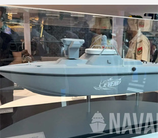 Турецькі розробники представили новий бойовий морський дрон LEVEND
