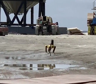 На місці вибуху ракети Starship було помічено робо-собаку Boston Dynamics