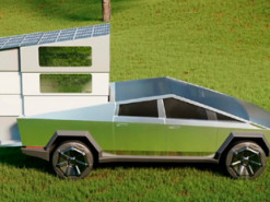 Tesla Cybertruck превратили в дом на колесах