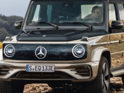 Новый электрический внедорожник Mercedes EQG впервые показали на фото