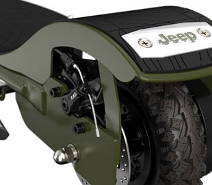 Jeep представил электросамокат-внедорожник