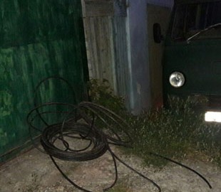 Полиции попался слишком наглый вор кабеля