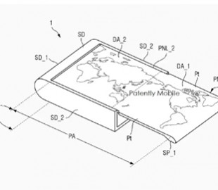 Samsung запатентувала висувний смартфон незвичайної форми